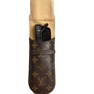 Authentic Louis Vuitton Brown Monogram Sunglass Case